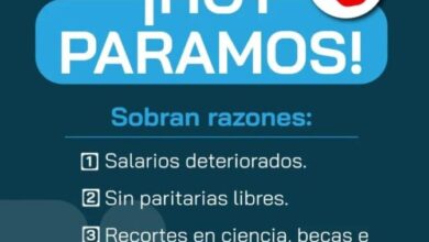 «Impactante respaldo al paro universitario: El 90% de docentes y nodocentes de Villa Mercedes se unen a la protesta»