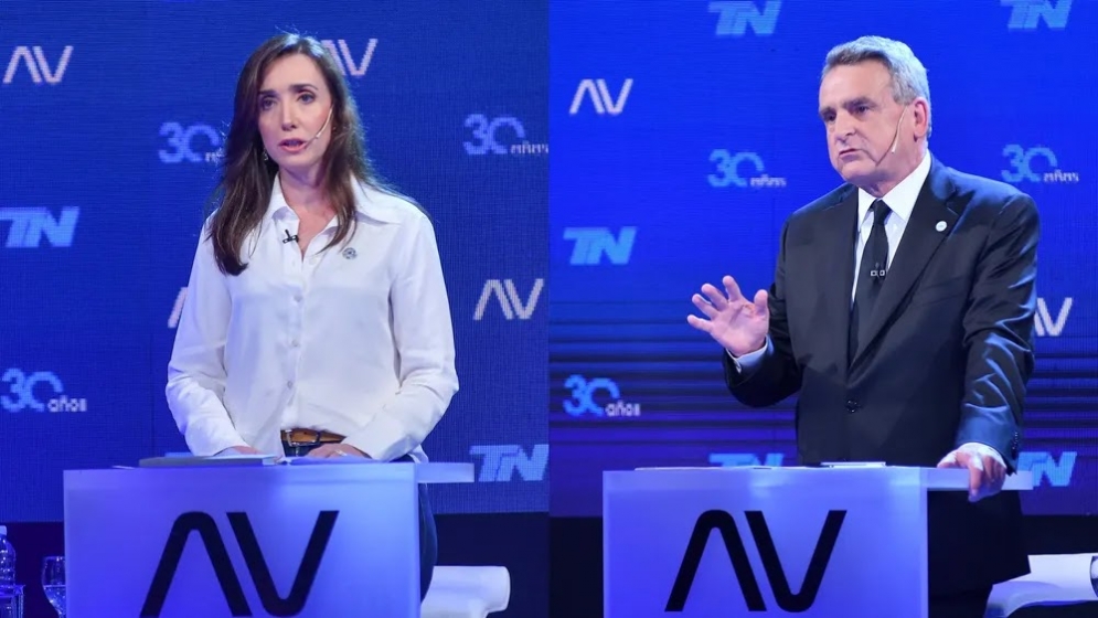 Agustín Rossi y Victoria Villarruel debaten esta noche de cara al balotaje