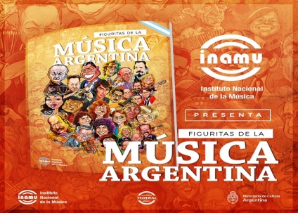 El INAMU presentó "Figuritas de la Música Argentina"