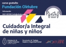 Abren inscripciones para el curso gratuito de "Cuidador/a Integral de Niñas y Niños" en San Luis