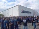 Gremio del neumático realiza nuevo paro por el despido de 50 empleados de Bridgestone