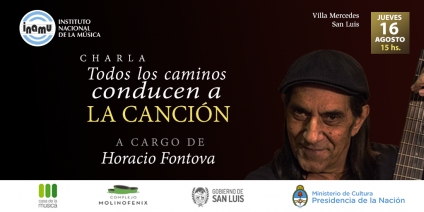 Horacio Fontova dará una charla en Villa Mercedes
