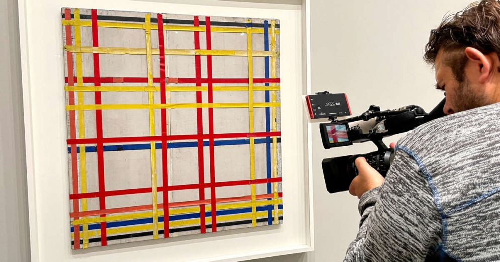Mondrian boca abajo: un famoso cuadro del artista se exhibió al revés por 77 años